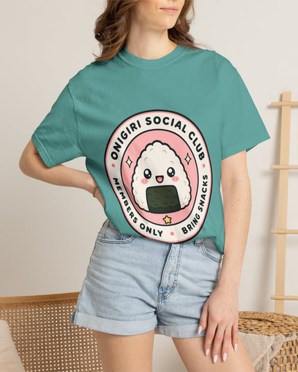 cute anime clothes onigiri social club kawaii t-shirt