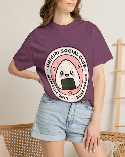 cute anime clothes onigiri social club kawaii t-shirt