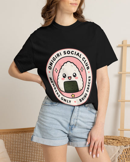 cute anime clothes onigiri social club kawaii t-shirt