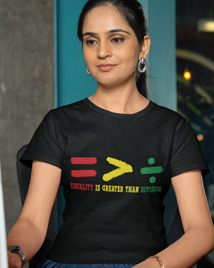 Equality Is Greater Than Division Unisex T-Shirt