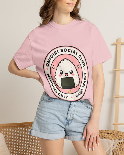 cute anime clothes onigiri social club kawaii t-shirt