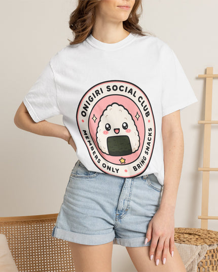 cute anime clothes onigiri social club kawaii t-shirt