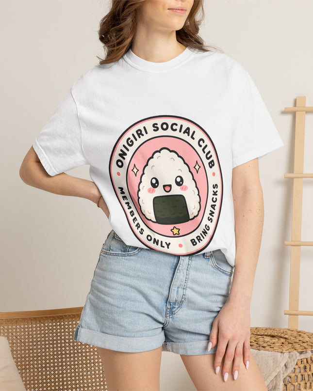 cute anime clothes onigiri social club kawaii t-shirt